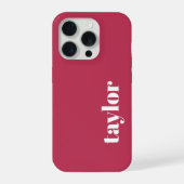 Moderne minimaliste Simple Preppy Pink Personnalis (Verso)