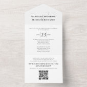 Moderne minimaliste simple QR Code Modèle site Web (À l'intérieur)