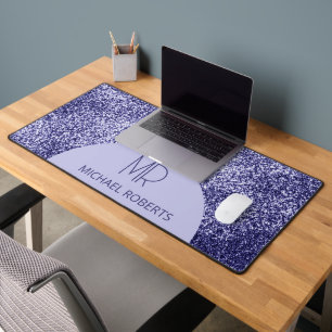 Moderne minimaliste Violet Huile Métallique Monogr