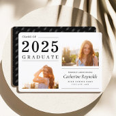 Moderne minimalistische 2 aankondiging van Afstude