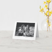 Moderne, minimalistische, aangepaste feestdag voor kaart (Gele Bloem)