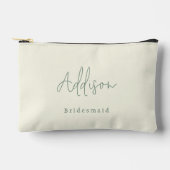 Moderne Minimalistische Aangepaste Naam Script Bru Etui (Voorkant)