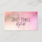 moderne minimalistische aangepaste visitekaartjes  (Voorkant)