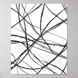Moderne Minimalistische Abstracte Lijnkunst Poster