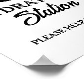 Moderne minimalistische Advocaat Afstuderen Drink  Poster (Hoek)