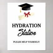 Moderne minimalistische Afstuderen Drink partij te Poster (Voorkant)