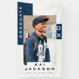 Moderne minimalistische Afstuderen fotograafpartij Spandoek