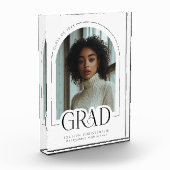 Moderne minimalistische Afstuderen Keepsake fotobl Fotoblokken (Links)