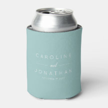 Moderne minimalistische Aqua Custom Wedding