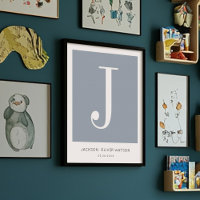Moderne minimalistische Baby naam kwekerij monogra
