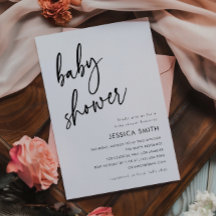 Moderne Minimalistische Baby Shower
