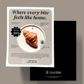 Moderne Minimalistische Bakkerij Flyer
