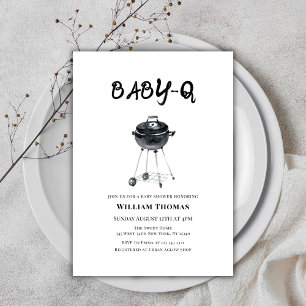 Moderne minimalistische BBQ Grill Baby Q Baby show Kaart