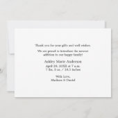 Moderne, minimalistische Bedankt van de liefde voo (Achterkant)