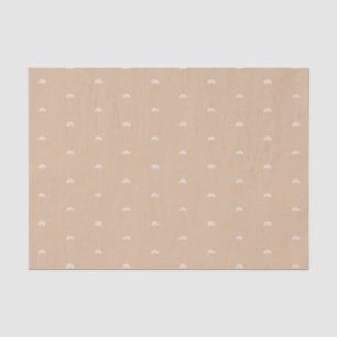Moderne minimalistische beige boho regenboog tissuepapier