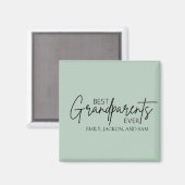 Moderne minimalistische beste grootouders ooit magneet (Voorkant / Achterkant)