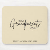 Moderne minimalistische beste grootouders ooit muismat (Voorkant)