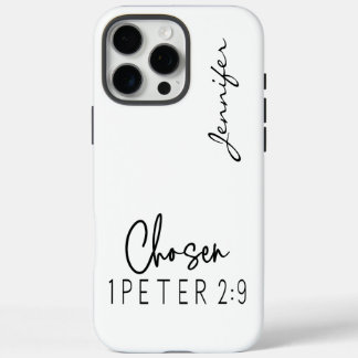 Moderne minimalistische Bijbel vers 1 Petrus 2:9 i iPhone 16 Pro Max Hoesje
