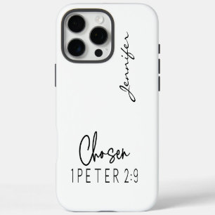 Moderne minimalistische Bijbel vers 1 Petrus 2:9 i iPhone 16 Pro Max Hoesje