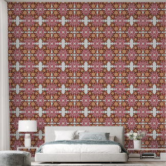 Moderne minimalistische bloemen en bladeren behang