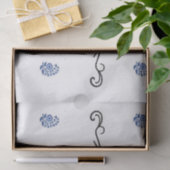 Moderne minimalistische bloemenprint tissuepapier (Geschenk)