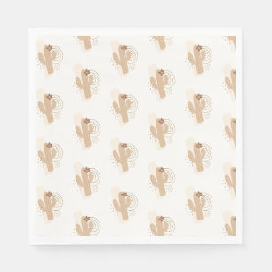 Moderne minimalistische Boho Desert Cactus Baby sh Servet