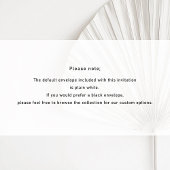 Moderne minimalistische Bold Monogram Classic Wedd Kaart