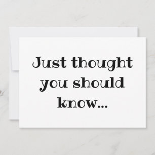 Moderne Minimalistische briefkaart voor zwangersch