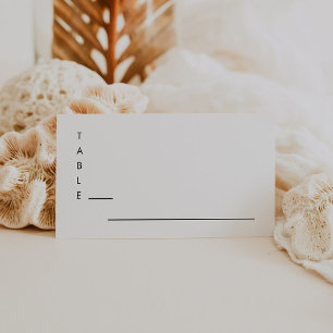 Moderne minimalistische bruiloft