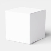 Moderne minimalistische bruiloft bedankdoosjes (Achterkant)