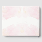 Moderne minimalistische bruiloft gastenboek (Achterkant)