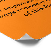 MODERNE MINIMALISTISCHE BRUILOFT GELOFTE BRUID & B POSTER (Hoek)