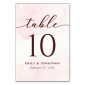 Moderne minimalistische bruiloft kaart (Voorkant)