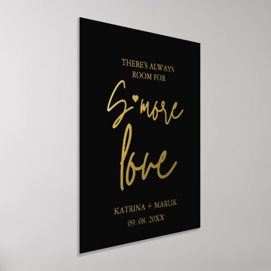 Moderne minimalistische bruiloft meer liefde stati folie afdrukken (Laagn)