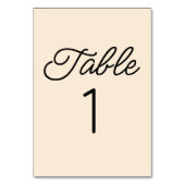 Moderne minimalistische champagne bruiloft kaart (Voorkant)