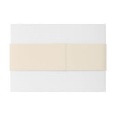 Moderne minimalistische champagne bruiloft uitnodigingen wikkel (Achterkant Voorbeeld)