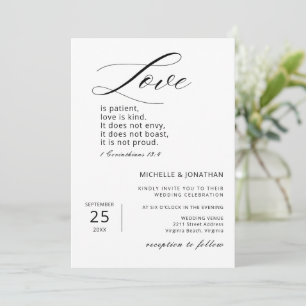 Moderne minimalistische Christelijke Bijbel Verse  Kaart