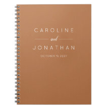 Moderne minimalistische Custom Wedding Terracotta