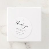 Moderne minimalistische dank u bruiloft gunst Labe Bedankjes Labels (In situ)