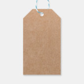 Moderne minimalistische dank u zakelijke QR-code K Cadeaulabel (Achterkant)