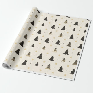 moderne minimalistische DEN groen zwart en zacht r Cadeaupapier