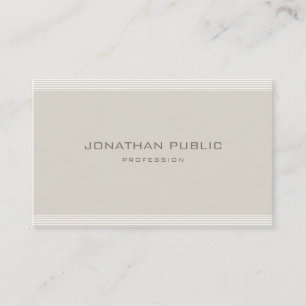 Moderne, minimalistische design elegant eenvoudige visitekaartje