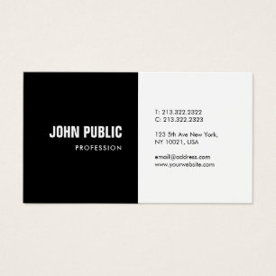 Moderne, minimalistische design professionele verb visitekaartje