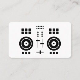 Moderne Minimalistische DJ  Visitekaartje