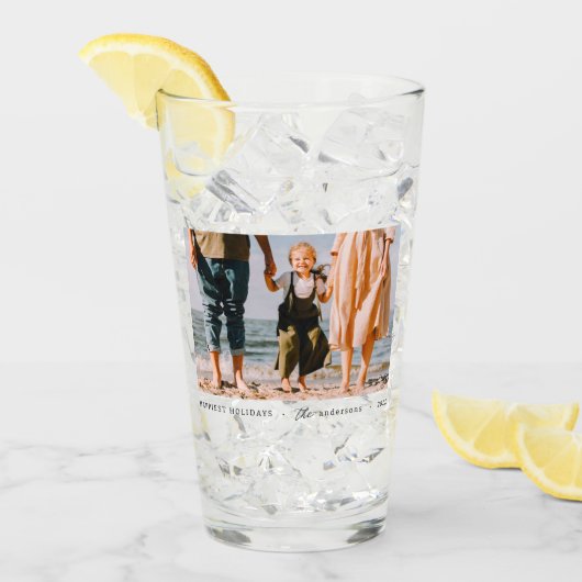 Moderne minimalistische eenvoudige aangepaste fami glas (Voorkant ijs)