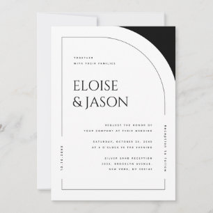 Moderne Minimalistische Eenvoudige Bold Arch Detai Kaart
