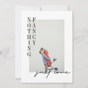 Moderne Minimalistische Eenvoudige Bruiloftsfotogr Kaart