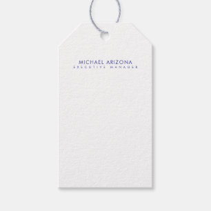 Moderne Minimalistische Eenvoudige Eigen Naam Cadeaulabel