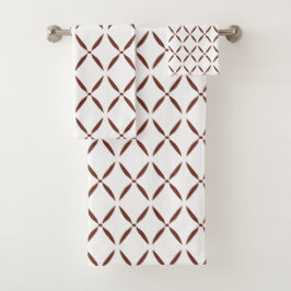 Moderne Minimalistische Eenvoudige Geometrische Pa Bad Handdoek