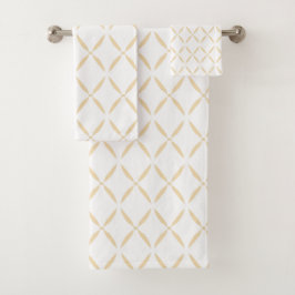 Moderne Minimalistische Eenvoudige Geometrische Pa Bad Handdoek
